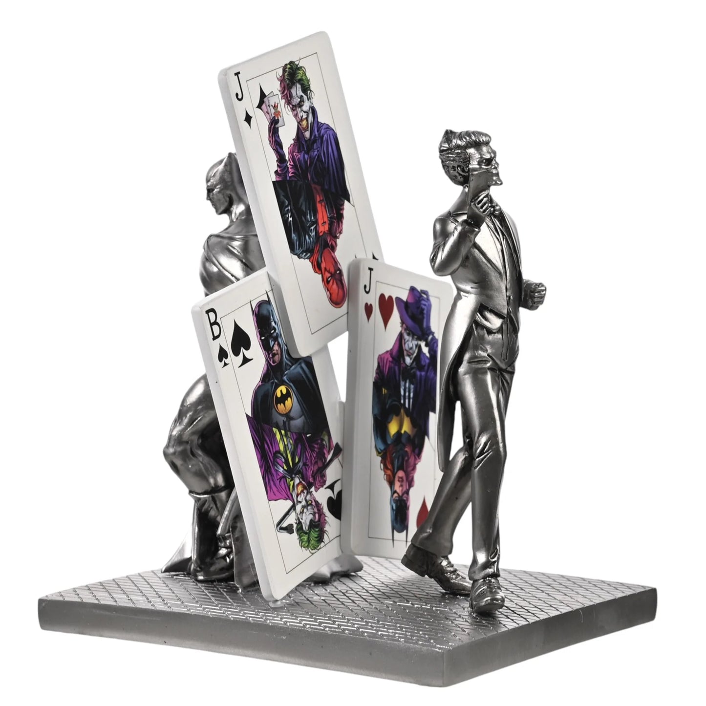 Batman and The Joker Stack of Cards Figurine