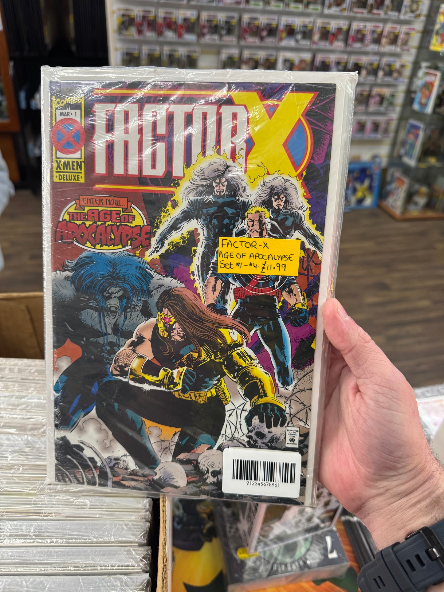 Marvel Factor X Age Of Apocalypse Comic Set Issues 1-4
