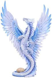 Nemesis Now Adult Silver Dragon Statue