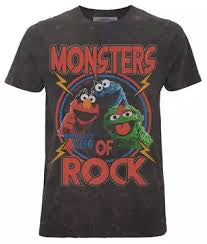 Sesame Street Monsters Of Rock XXL T-Shirt