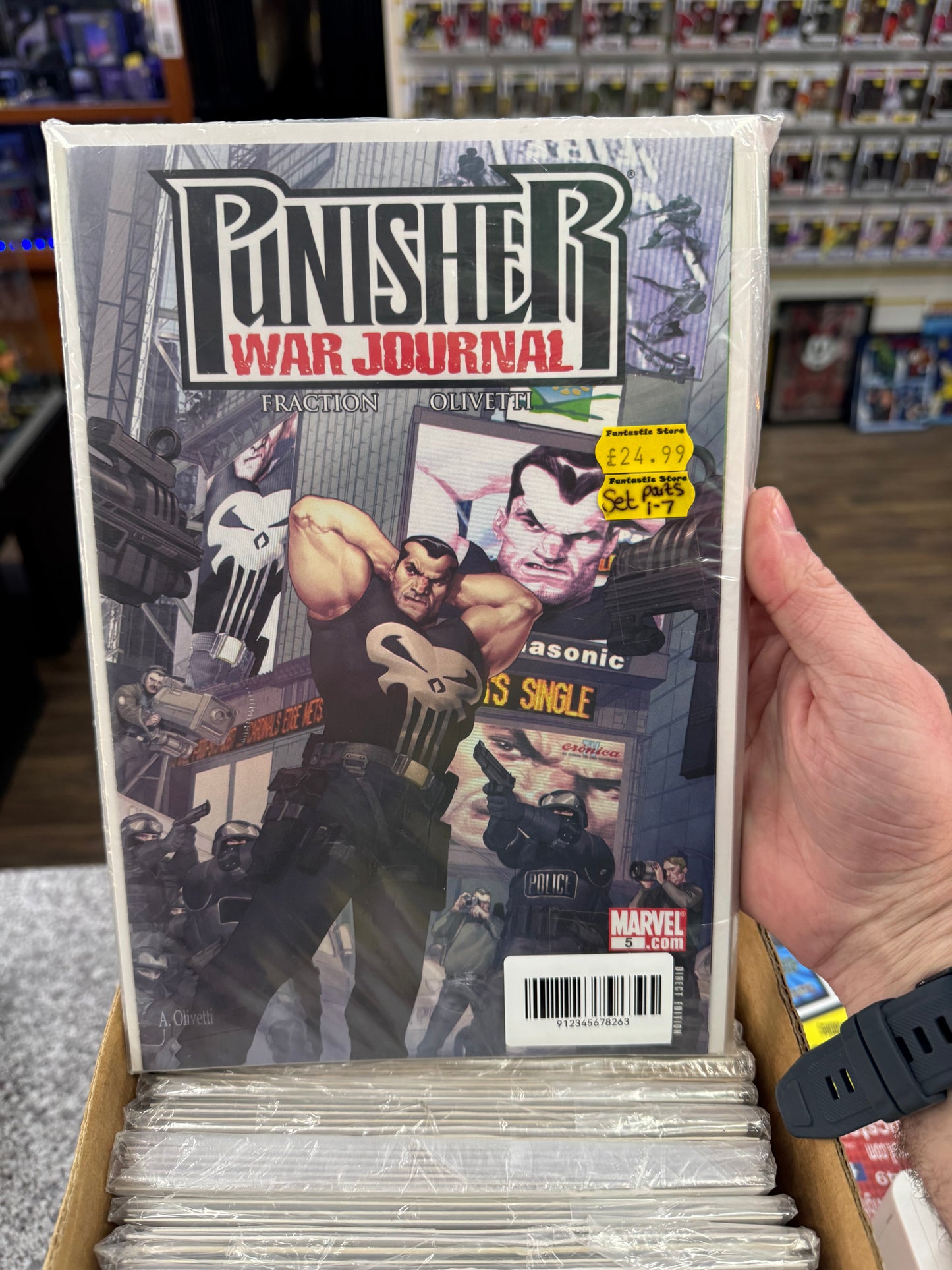 Marvel Punisher War Journal Comic Set Issues 1-7