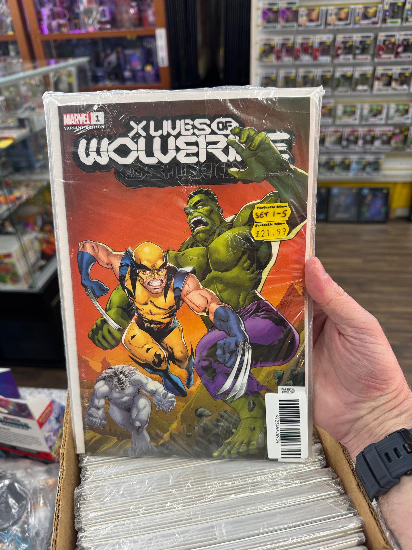 Marvel X Lives Of Wolverine Comic Set Issues 1-5