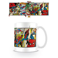 Marvel Spiderman Comic Panels Ceramic Boxed Mug
