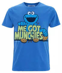 Sesame Street Me Got Munchies XL T-shirt
