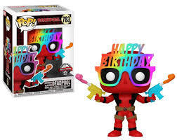Funko Pop Deadpool Birthday Glasses 783