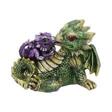 Nemesis Now Dragonling Rest Green Dragon Statue