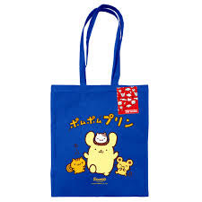 Pompompurin 4 Friends Navy Tote Bag