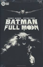 DC Batman Full Moon Hard Cover Graphic Novel