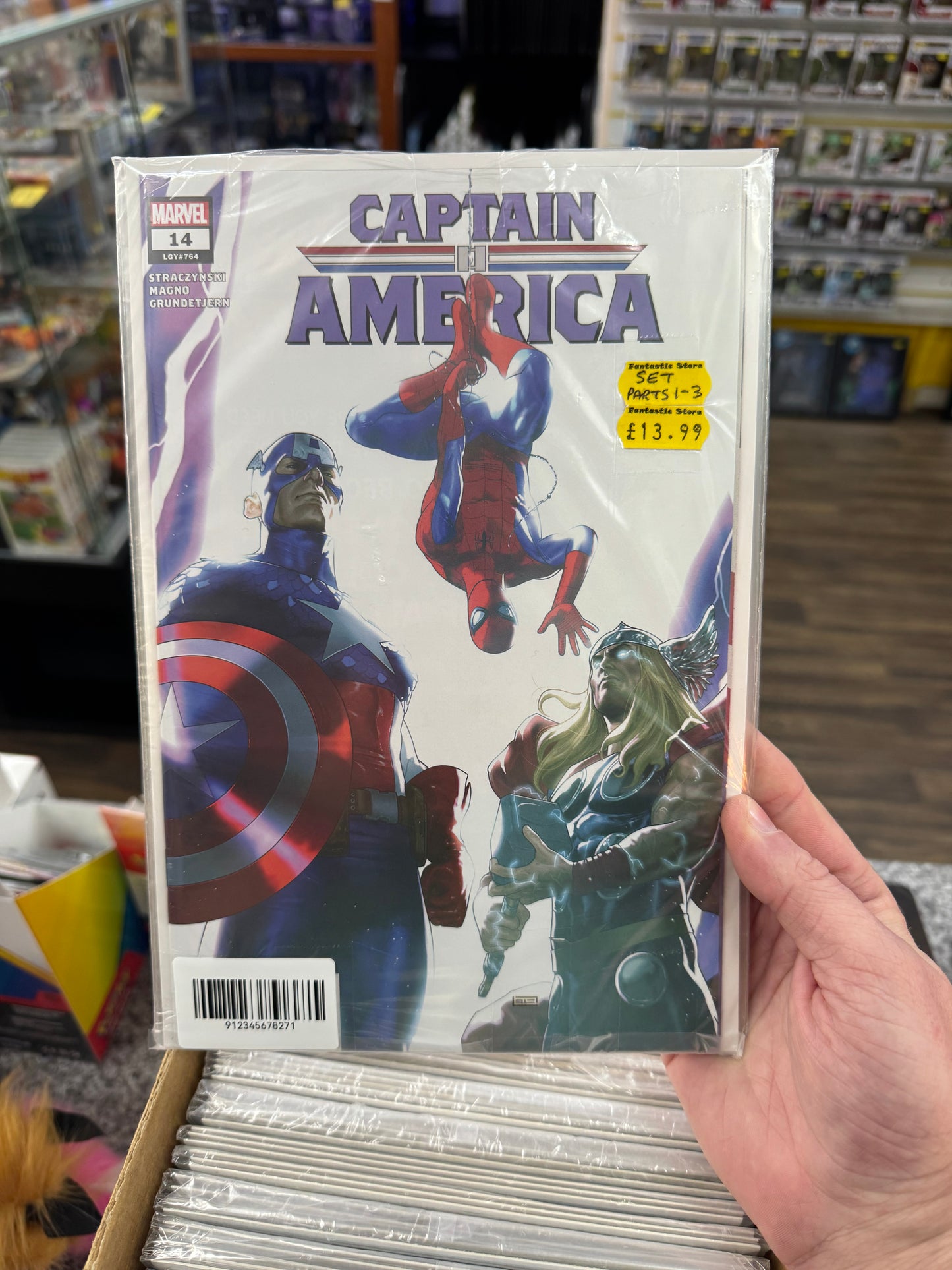 Marvel Captain America Comic Set Issues 1-3