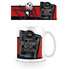 Nightmare Before Christmas Jack and Logo Mug