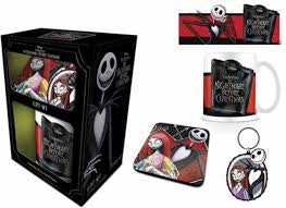 Nightmare Before Christmas Mug Coaster and Keychain Set