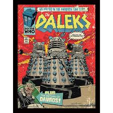 Doctor Who The Dalek Comic Framed Print