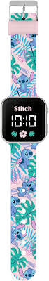 Disney Stitch Pink LED Watch