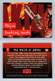Akira Trading Cards Full Set 1994