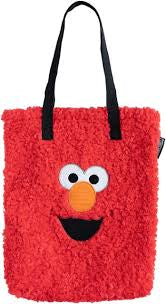 Sesame Street Elmo Fluffy Tote Bag