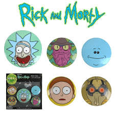 Rick and Morty Badge Pack