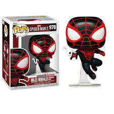 Funko Pop Marvel Spiderman 2 Miles Morales Upgraded Suit 970
