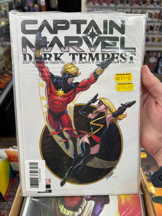 Marvel Captain Marvel Dark Tempest Comic Set Issues 1-5