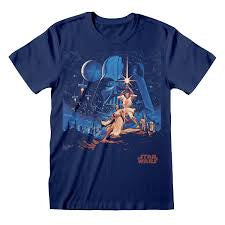 Star Wars A New Hope Vintage Poster XXL T-shirt