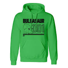Pokemon Bulbasaur Green Large Hoodie