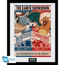 Pokémon Battle Framed Print