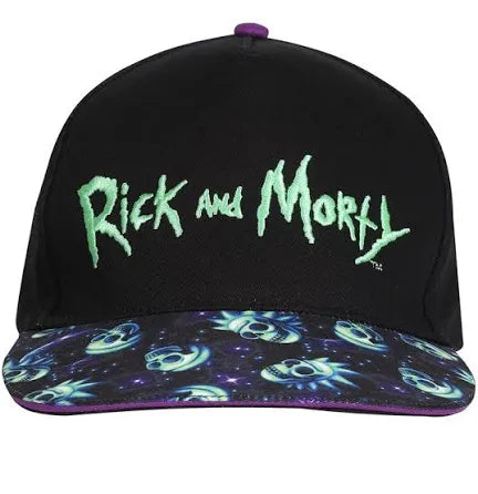 Rick And Morty Neon Logo Baseball Cap