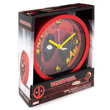 Marvel Deadpoool Desk Clock With Alarm