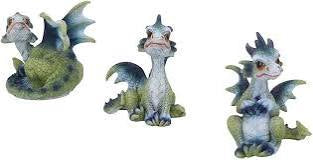 Nemesis Now Triple Trouble Set of 3 Dragon Statues