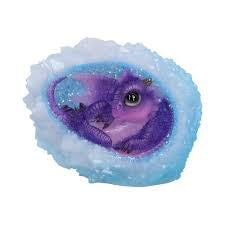Nemesis Now Geode Nest Purple Dragon Statue