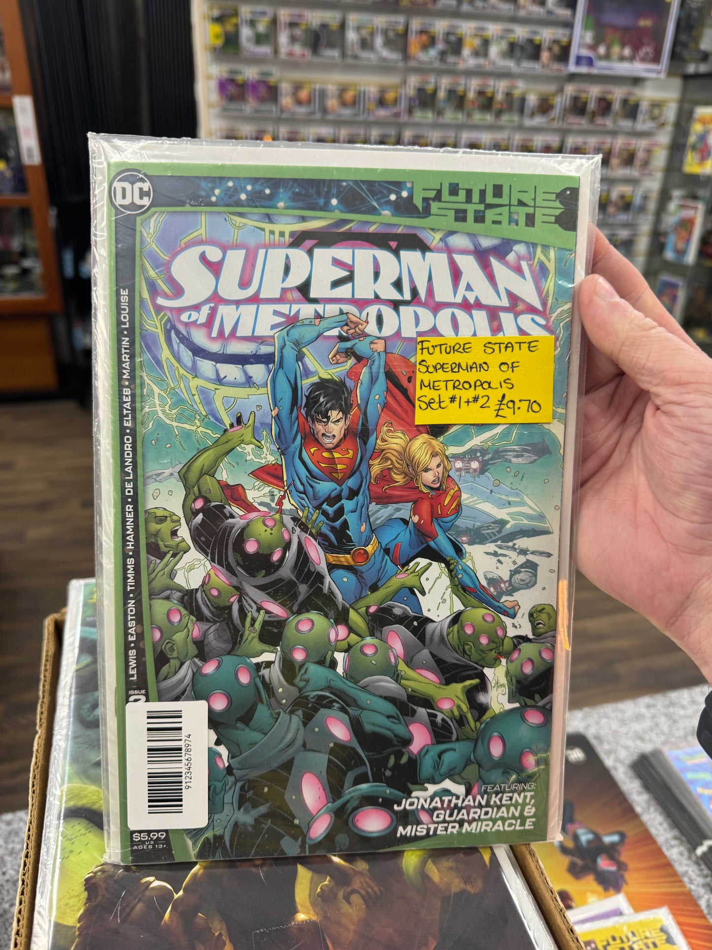 DC Future State Superman Of Metropolis Comic Set Issues 1 + 2