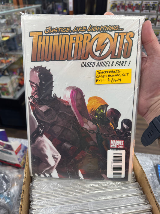 Marvel Thunderbolts Caged Animals Comic Set Issues 1-6
