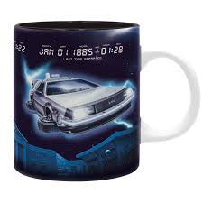 Back To The Future Delorian Blue Print Ceramic Boxed Mug