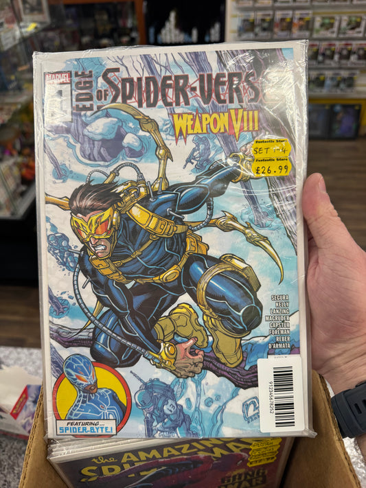 Marvel Edge of Spiderverse Weapon VIII Comic Set Issues 1-4