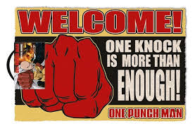 One Punch Man Door Mat