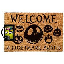 Nightmare Before Christmas Door Mat