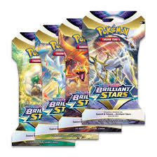 Pokémon Sword and Shield Brilliant Stars Sleeved Booster Pack