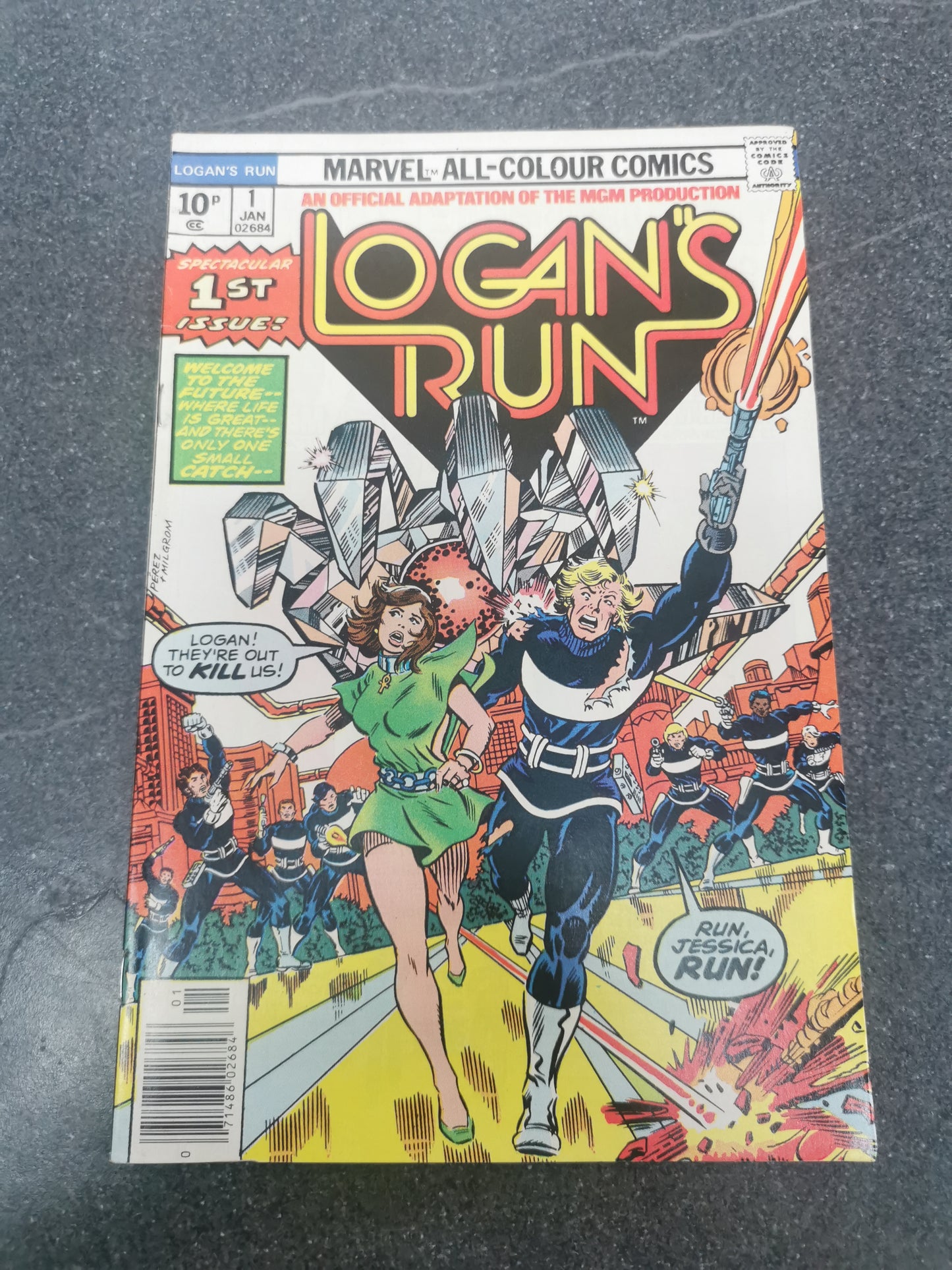 Logans Run #1 1977 Marvel comics