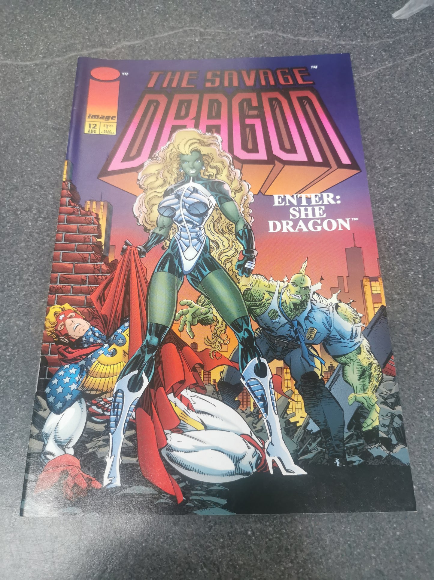 The Savage Dragon #12 1994 Image comics 1st full appearance of She Dragon