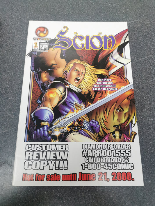 Scion #1 2000 Crossgen comics preview copy