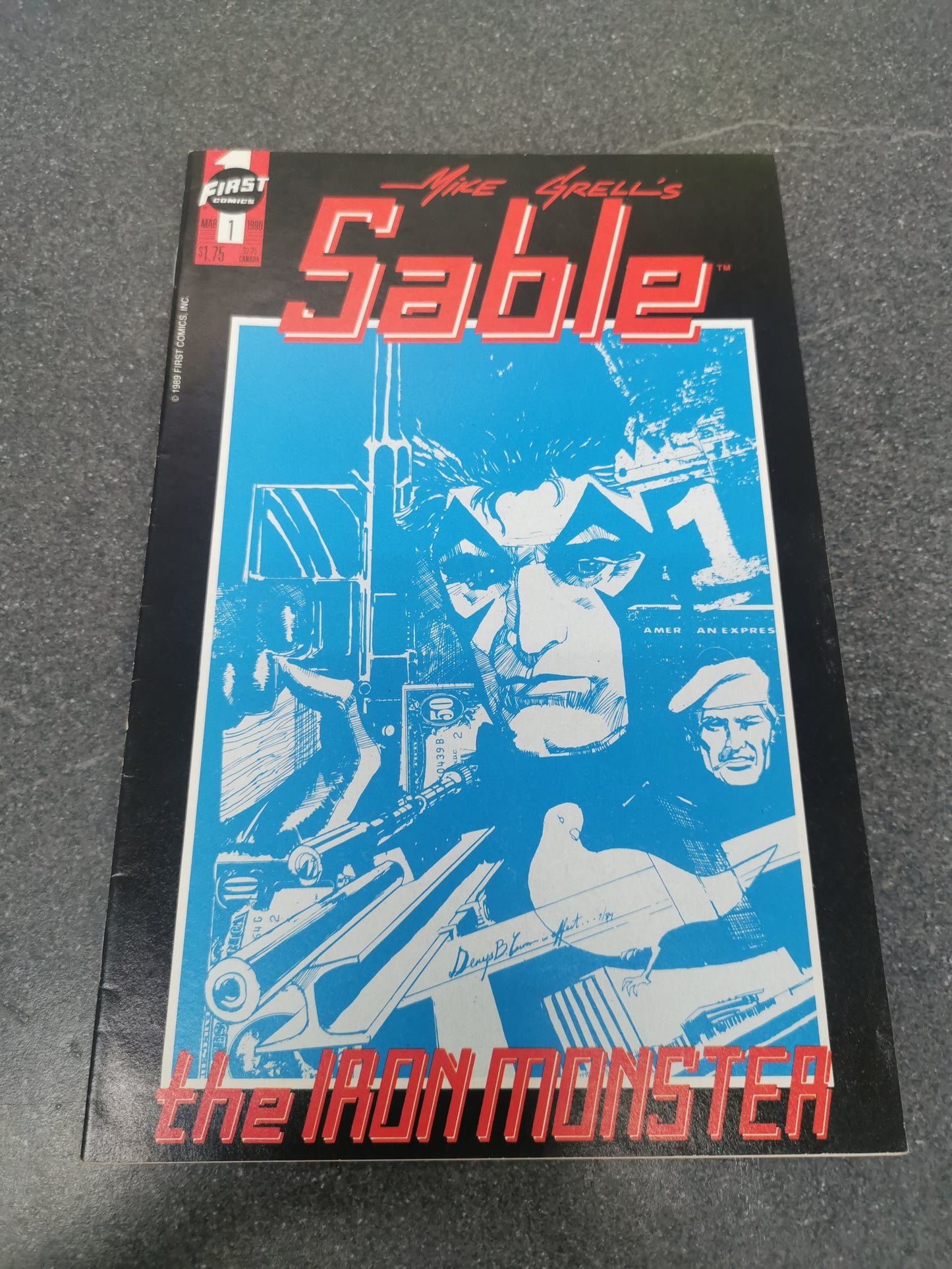 Sable The Iron Monster #1 1989 First comics Mike Grell