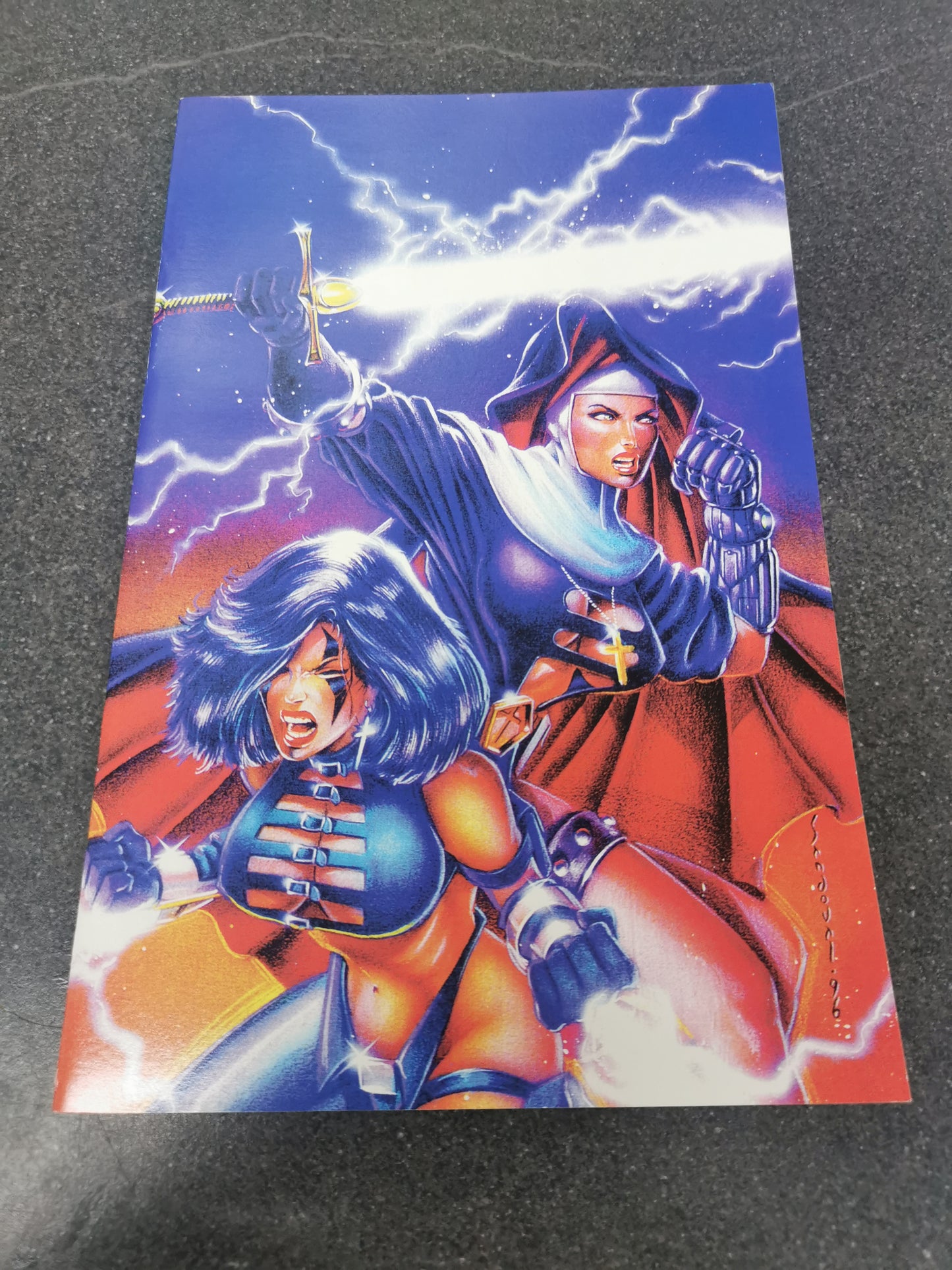 Razor and Areala Warrior Nun Faith #1 1996 Holy Virgin Variant