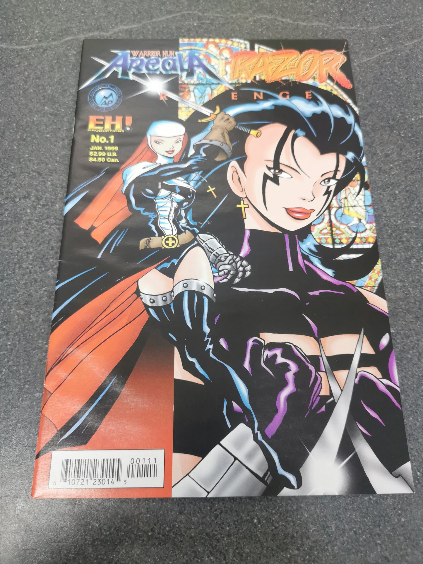 Areala Warrior Nun and Razor Revenge #1 1999 Antarctic Press comic