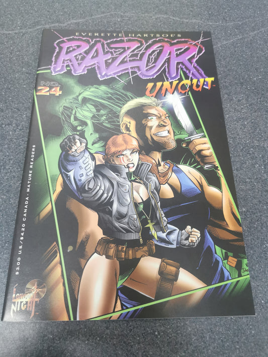 Razor Uncut #24 1996 London Night Studios comic