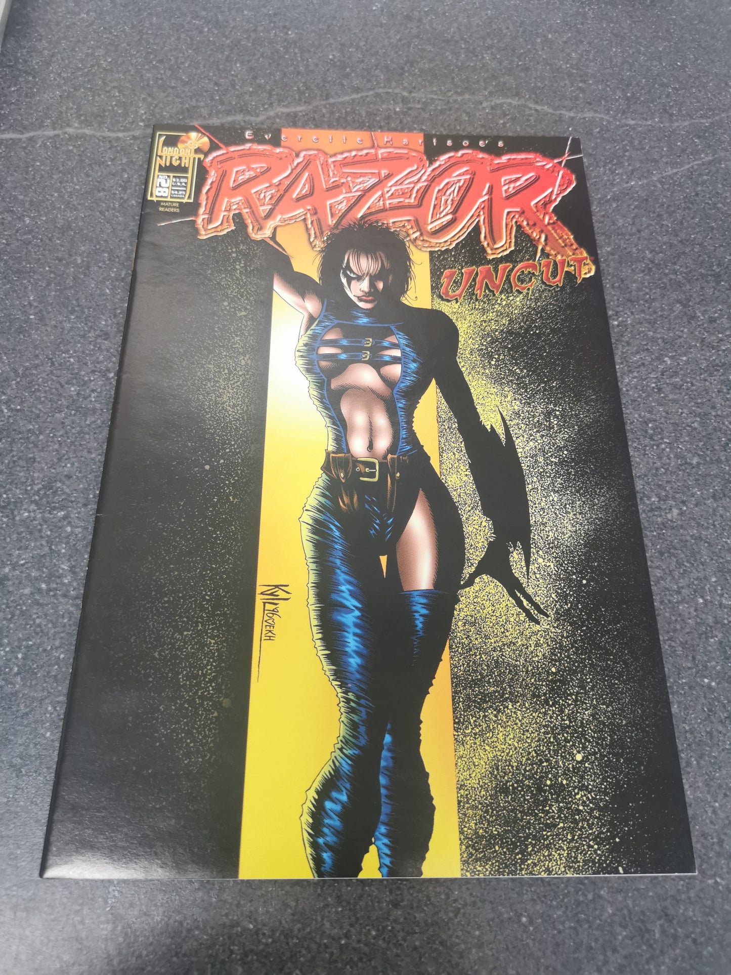 Razor Uncut #28 1996 London Night Studios comic