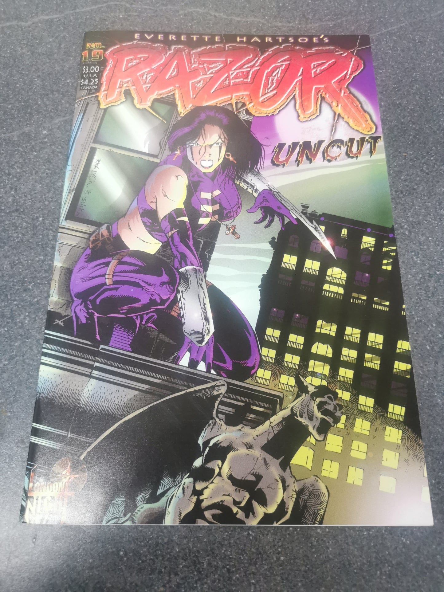 Razor Uncut #19 1996 London Night Studios comic