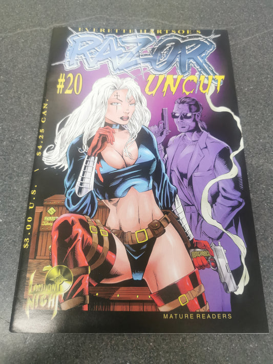 Razor Uncut #20 1996 London Night Studios comic