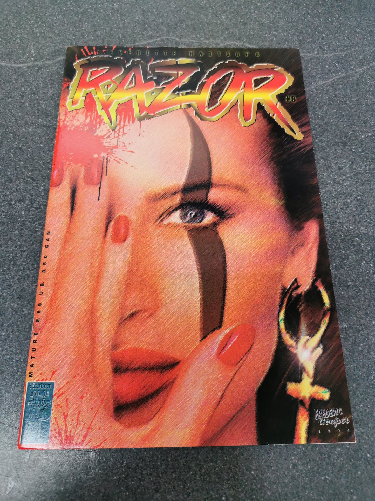 Razor #8 1994 London Night Studios comic