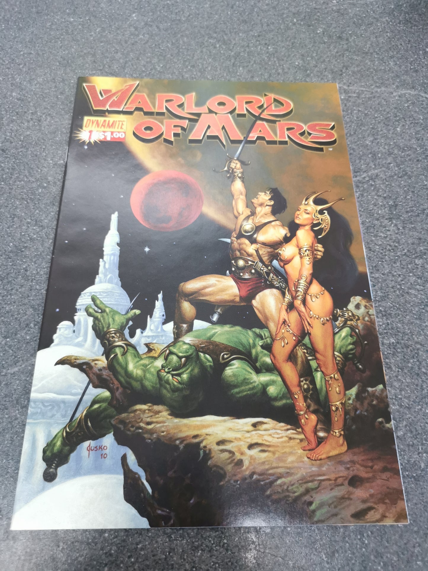 Warlord Of Mars #1 2010 Dynamite Comics Joe Jusko