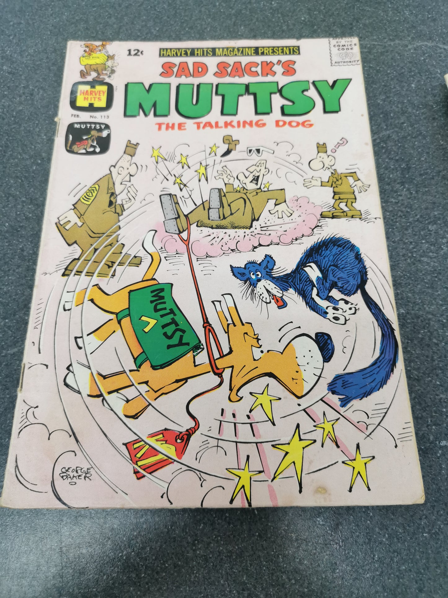 Harvey Hits presents Muttsy The Talking Dog #113 1967 Harvey Publications comics