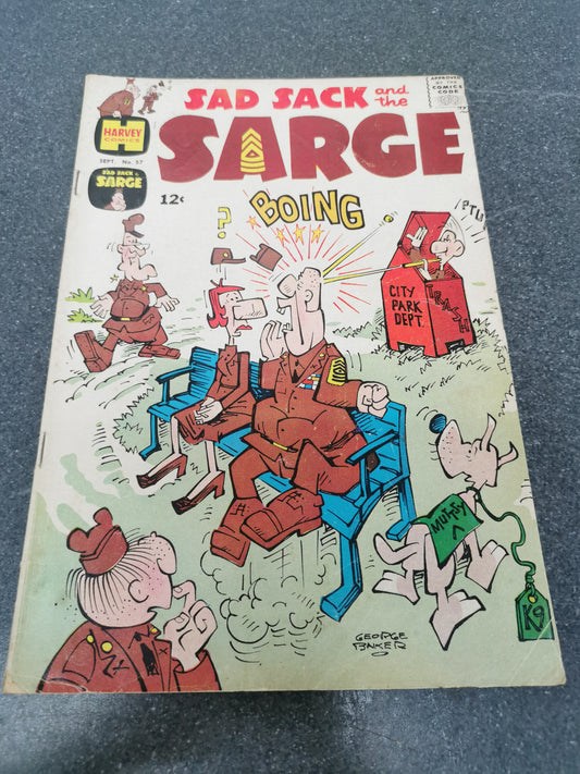 Sad Sack and The Sarge #57 1966 Harvey Publications comics